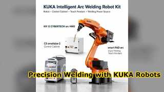 โซลูชั่นอัตโนมัติสำหรับหุ่นยนต์เชื่อมอาร์คอัจฉริยะของ KUKA